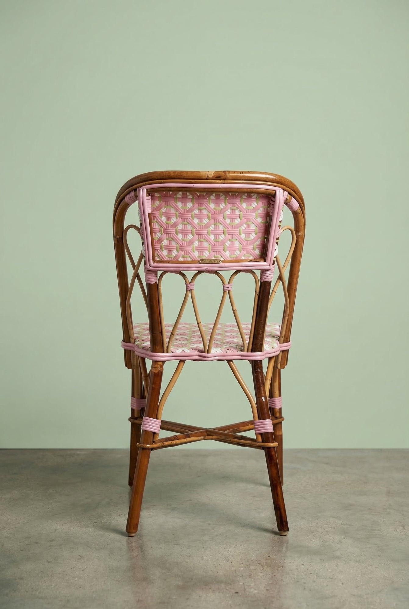 Chaise Martingale Rose Dragée – chaise en rotin de terrasse chaise en rotin de terrasse | Martingale Paris